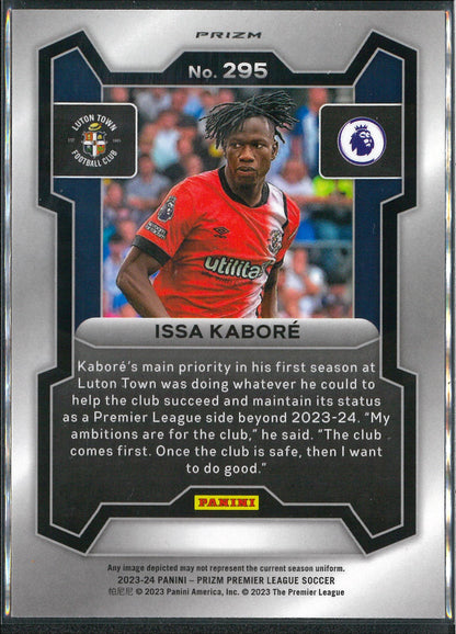 2023/24 Panini Prizm Breakaway Premier League #295 Issa Kabore Orange Parallel