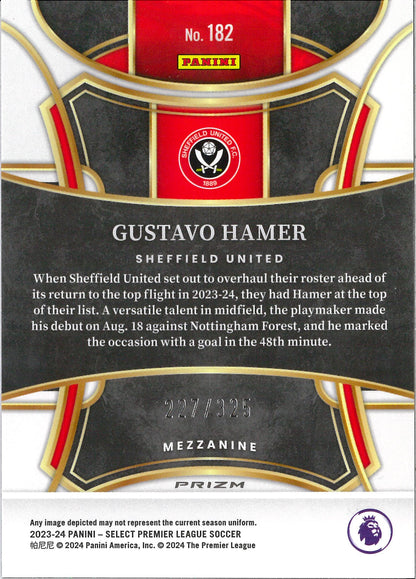 2023/24 Panini Select Premier League #182 Gustavo Hamer Purple /325