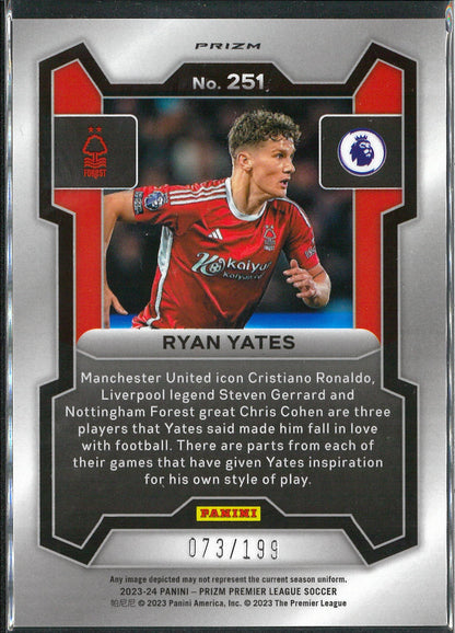 2023/24 Panini Prizm Premier League #251 Ryan Yates Red /199