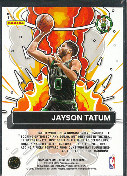 2022/23 Panini Donruss Basketball #14 Jayson Tatum Bomb Squad