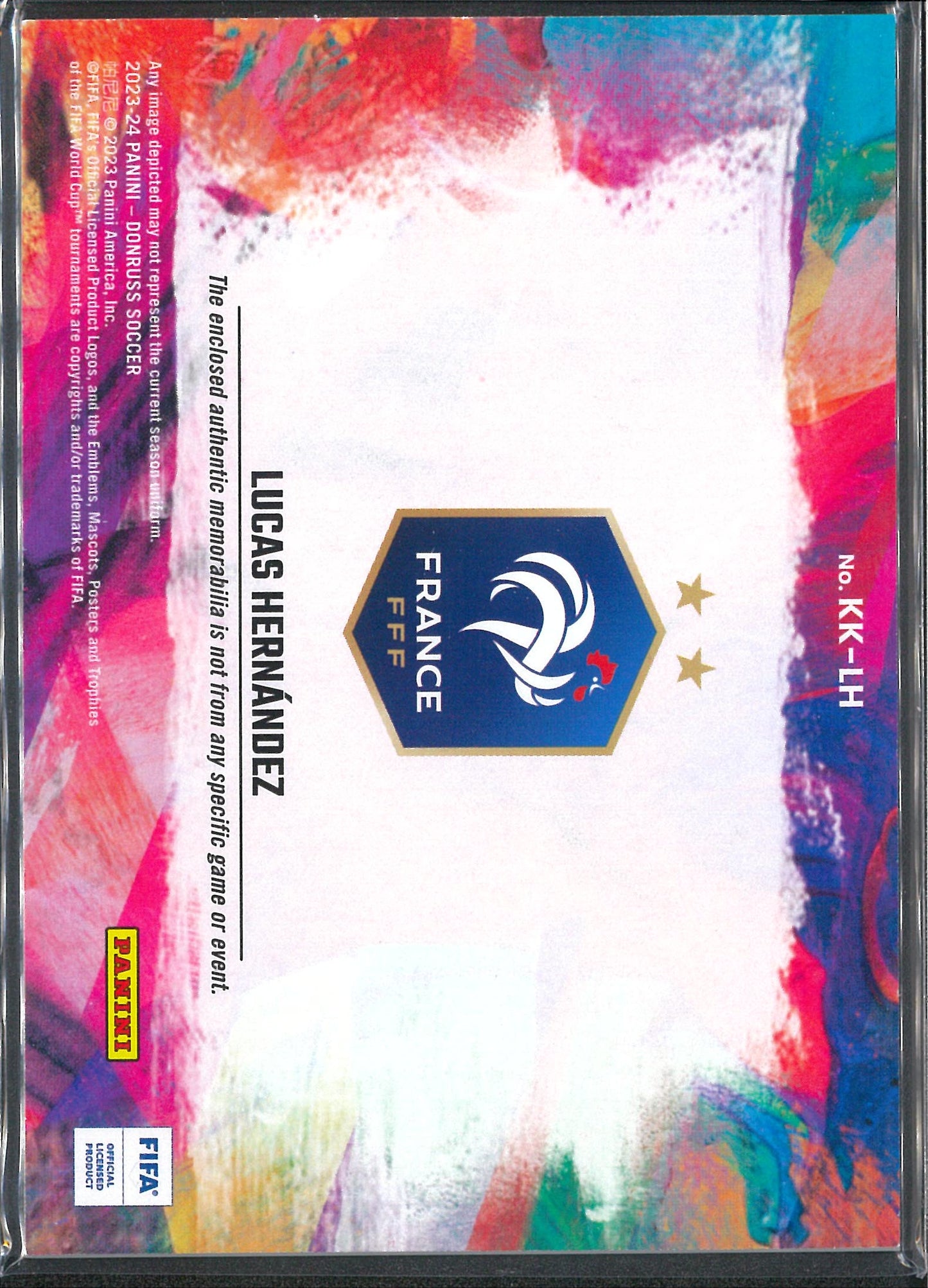 2023/24 Panini Donruss #KK-LH Lucas Hernandez Kit Kings Patch