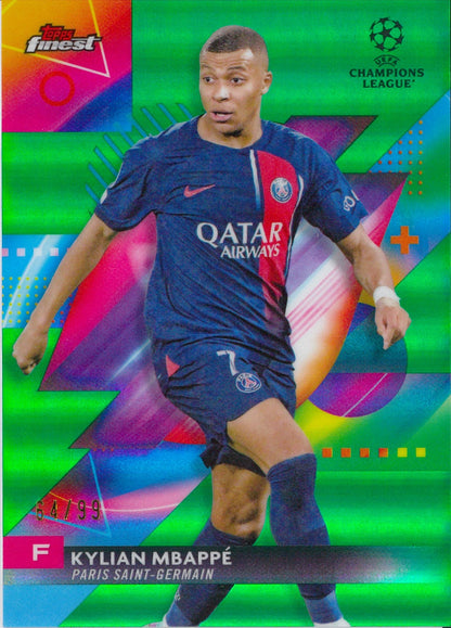 2023/24 Topps Fest #42 Kylian Mbappe Green /99