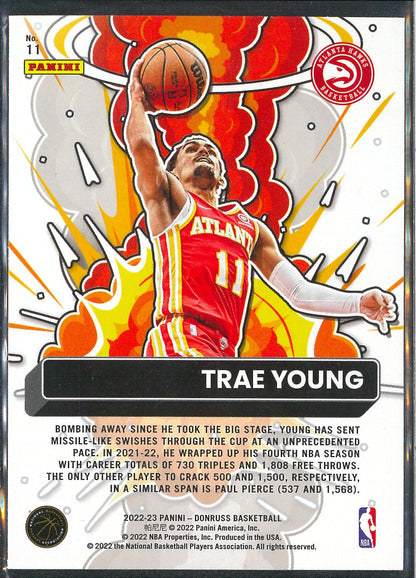 2022/23 Panini Donruss Basketball #11 Trae Young Bomb Squad