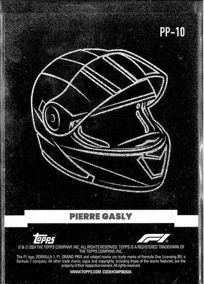 2024 Topps F1 Paddock Pass #PP-10 Pierre Gasly Power Packed