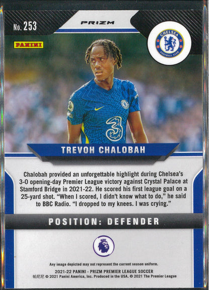 2021/22 Panini Prizm Premier League #253 Trevor Chalobah Rookie Red Parallel