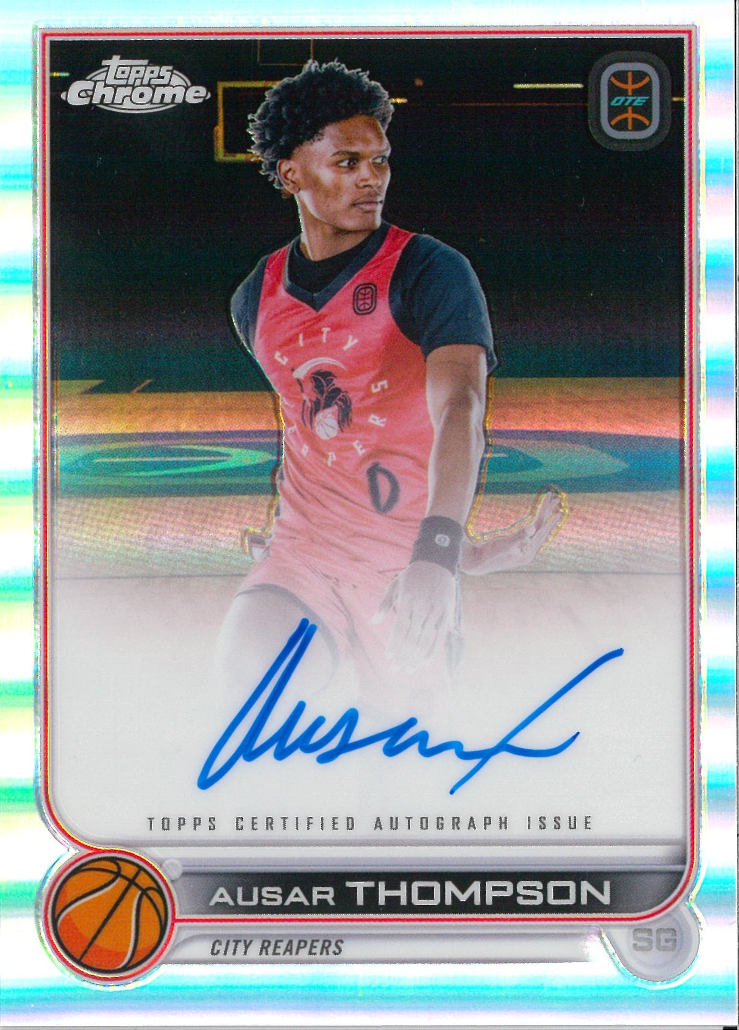 2022/23 Topps Overtime Elite #CA-AUT1 Ausar Thompson Autograph