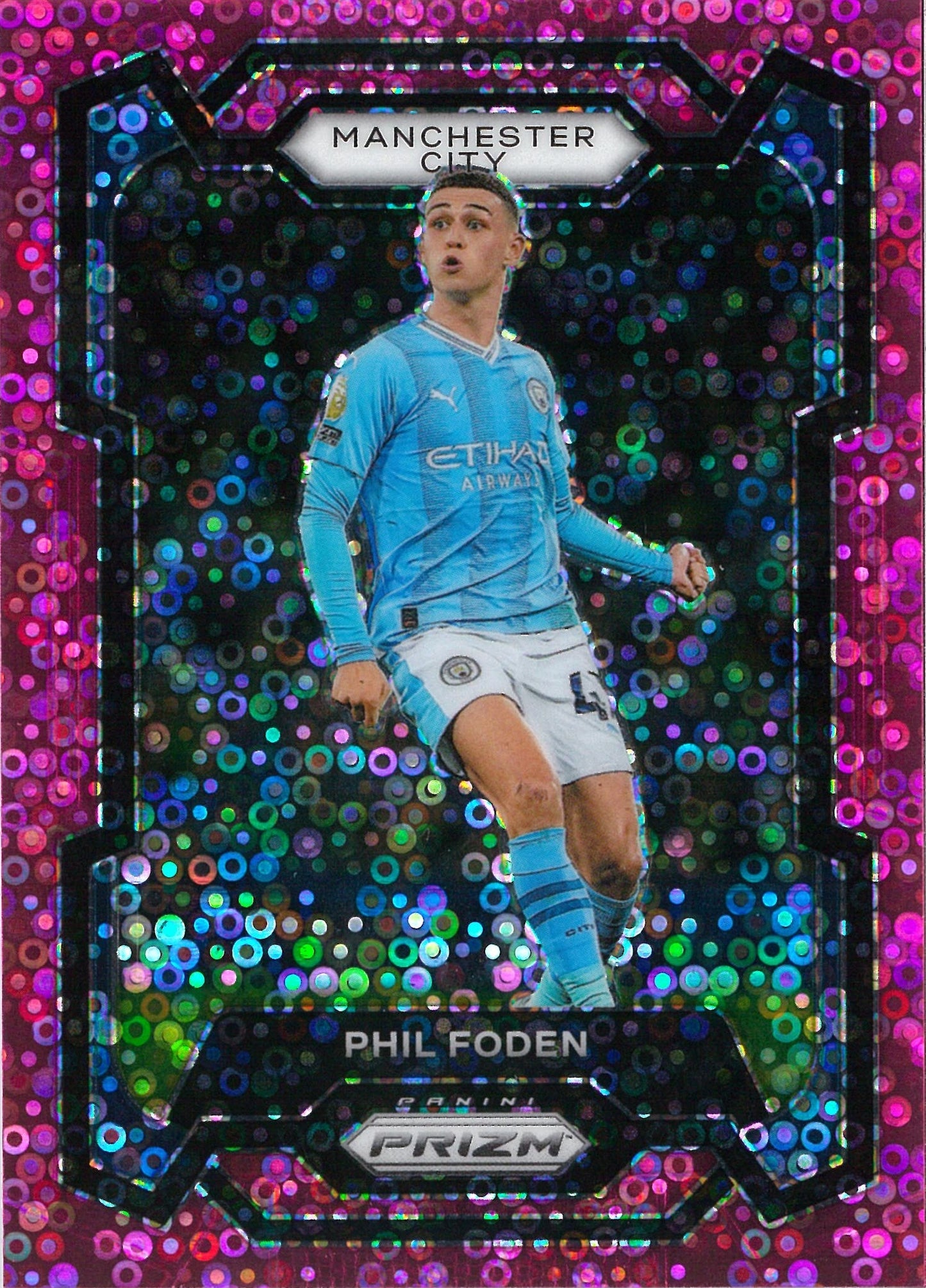 2023/24 Panini Prizm Breakaway Premier League #2 Phil Foden Pink /149