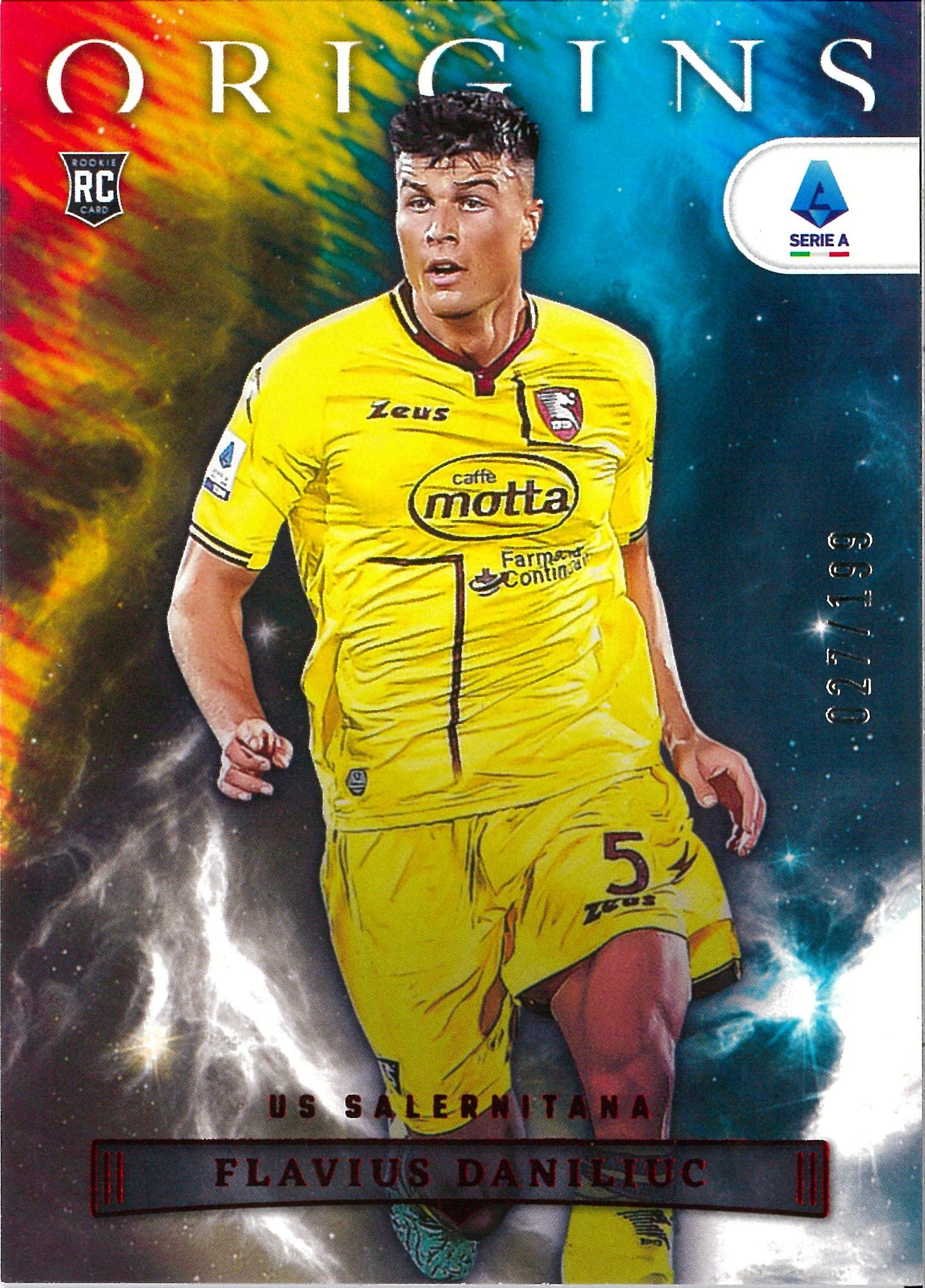 2022/23 Panini Chronicles Serie A #99 Flavius Daniliuc Origins /199