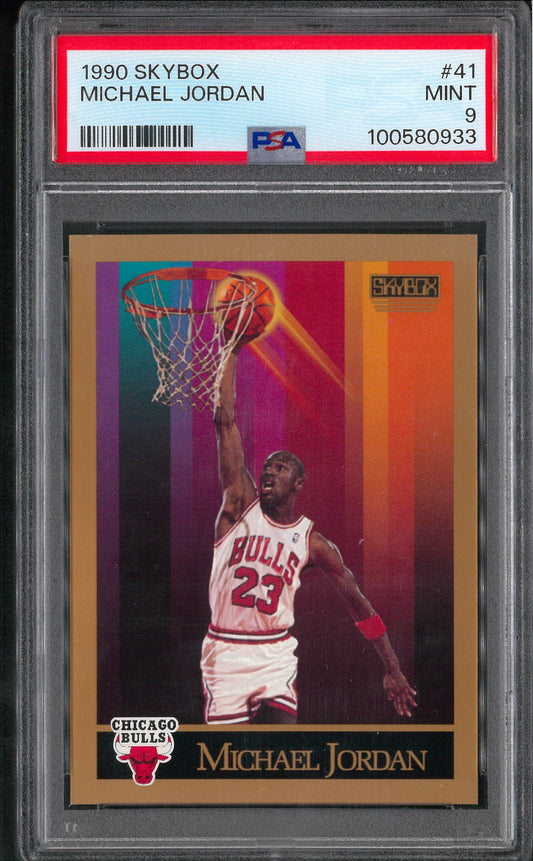 1990 Skybox #41 Michael Jordan PSA 9