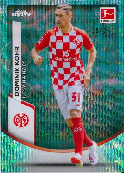 2024 Topps Chrome Bundesliga #73 Dominik Kohr Teal /275