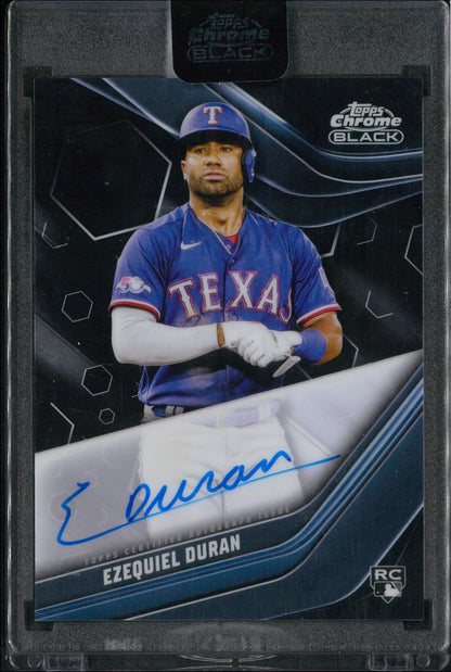 2023 Topps Black Baseball #CBA-ED Ezequiel Duran Autograph