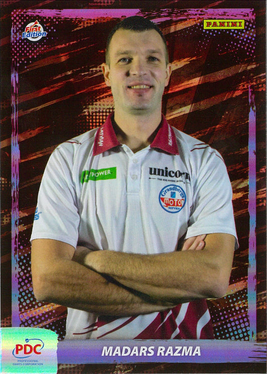 2024 Panini PDC World Darts Championship #PDC-35 Madars Razma /180