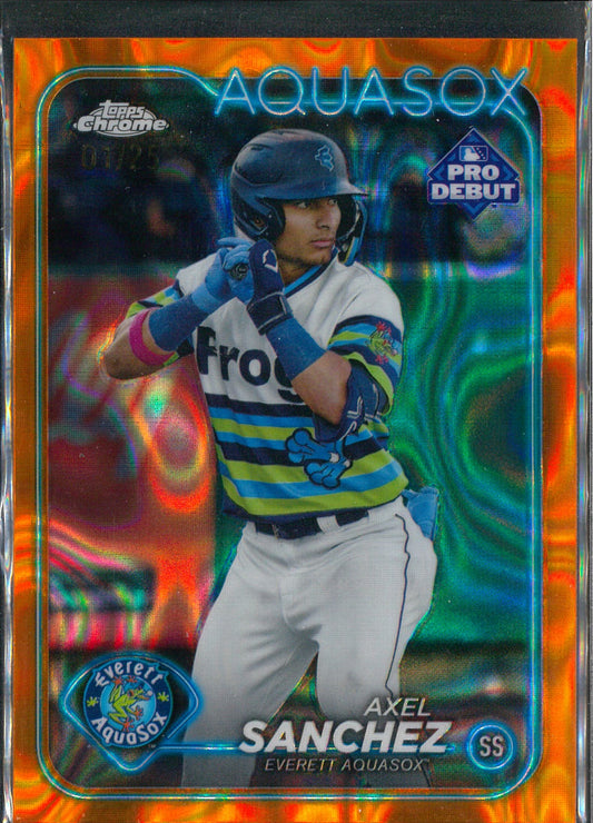 2024 Topps Pro Debut Baseball #PDC-178 Axel Sanchez Orange /25