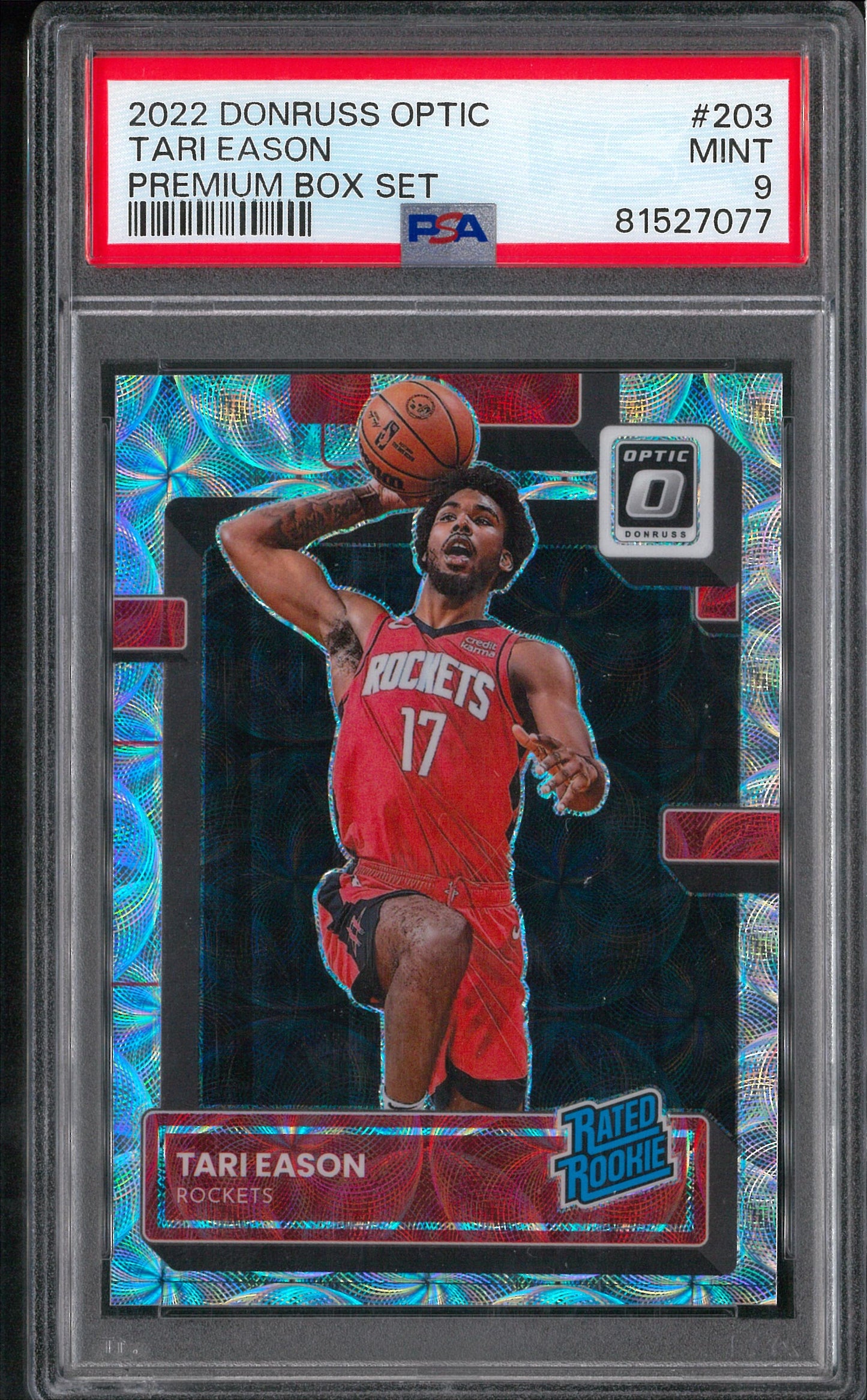 2022/23 Panini Donruss Optic #203 Tari Eason Rookie PSA 9