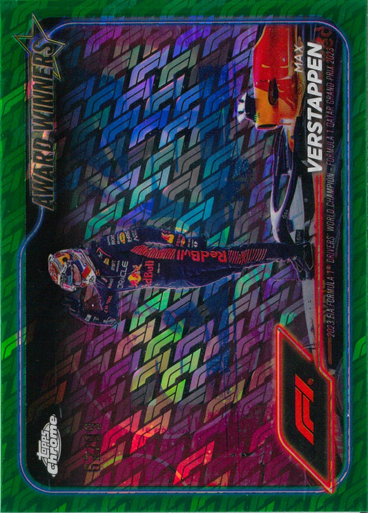 2024 Topps Logofractor F1 #183 Max Verstappen Green /99