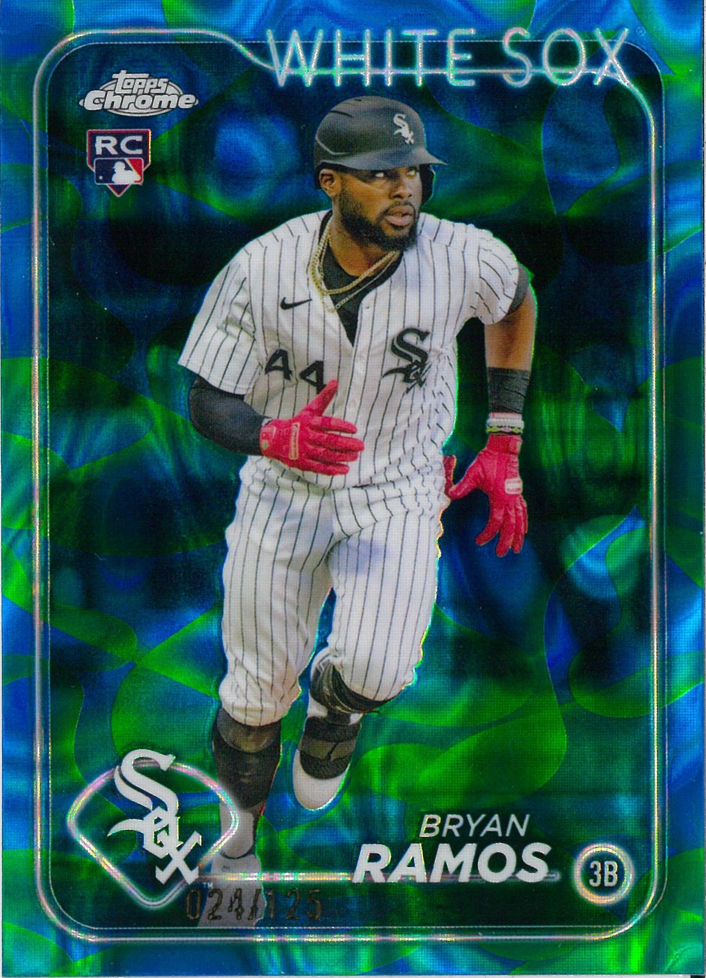 2024 Topps Chrome Baseball #USC31 Bryan Ramos Green/Blue Lava /125