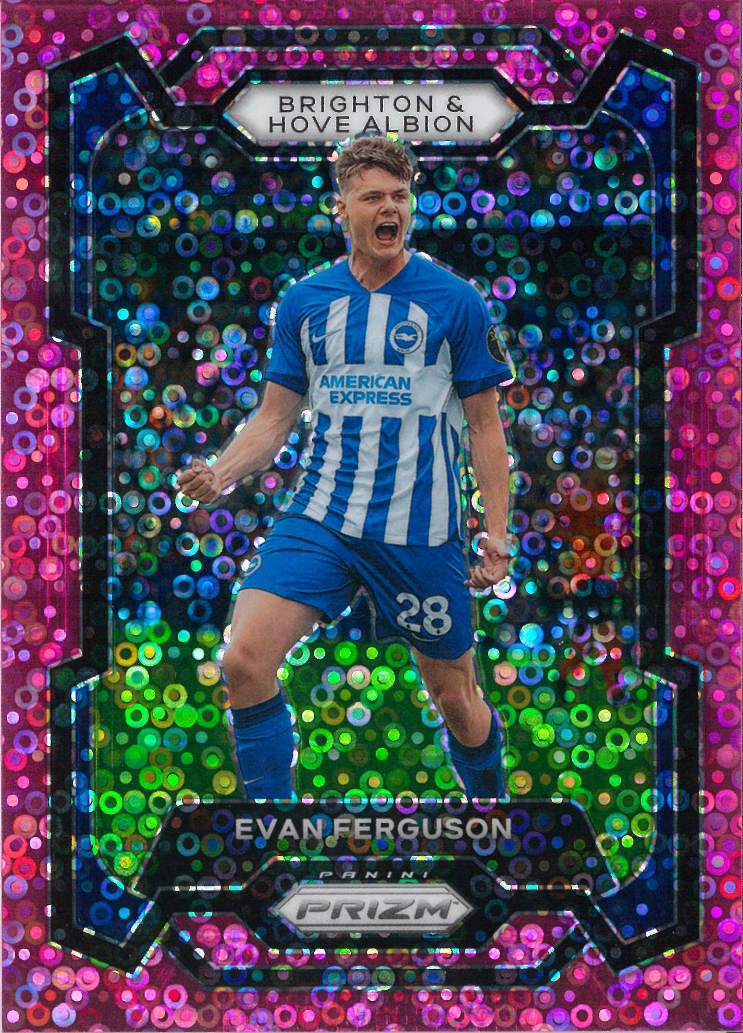 2023/24 Panini Prizm Breakaway Premier League #101 Evan Ferguson Pink /149