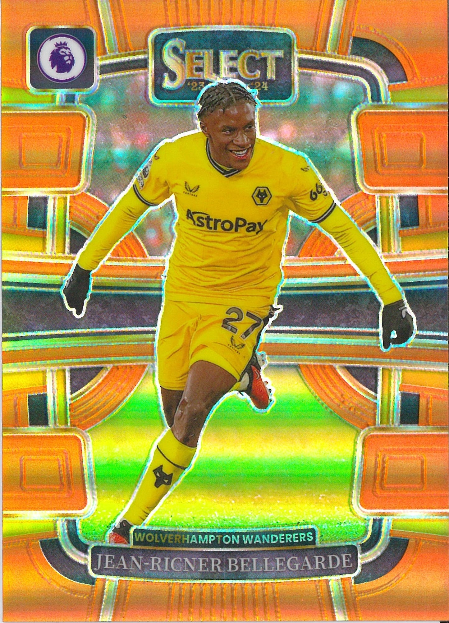 2023/24 Panini Select Premier League #99 Jean-Richner Bellegarde Orange /75