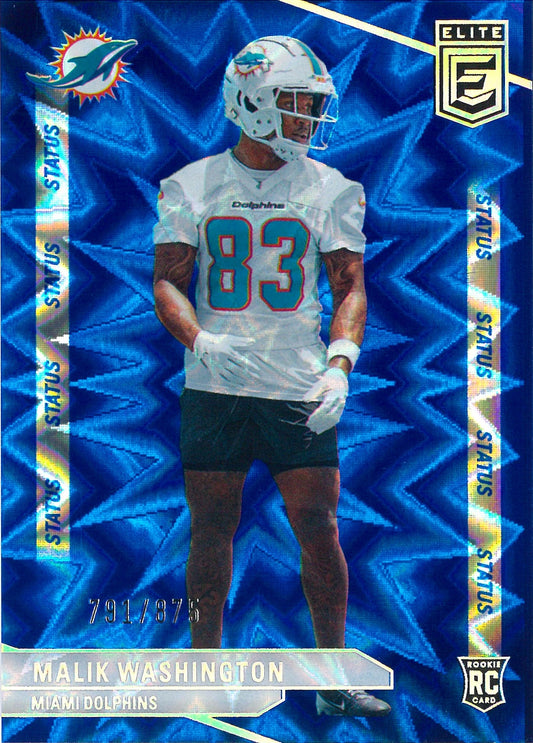 2024 Panini Donruss Football #118 Malik Washington Blue /875