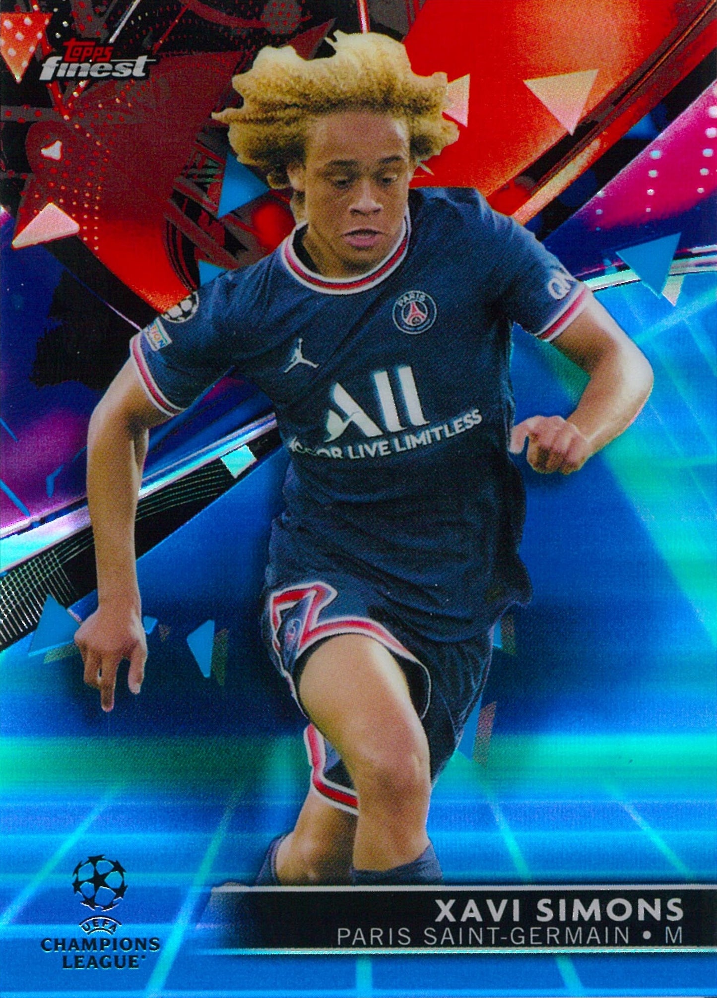 2022 Topps UCC Finest #82 Xavi Simons /99