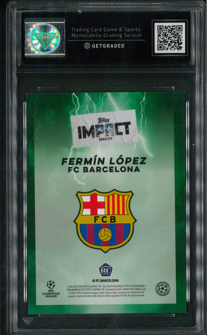 2024 Topps Impact Fermin Lopez Rookie Autograph /99 Get Graded 8.5