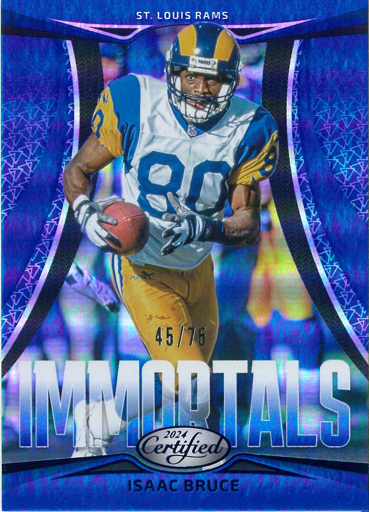 2024 Panini Certified #11 Isaac Bruce Immortals Blue /75