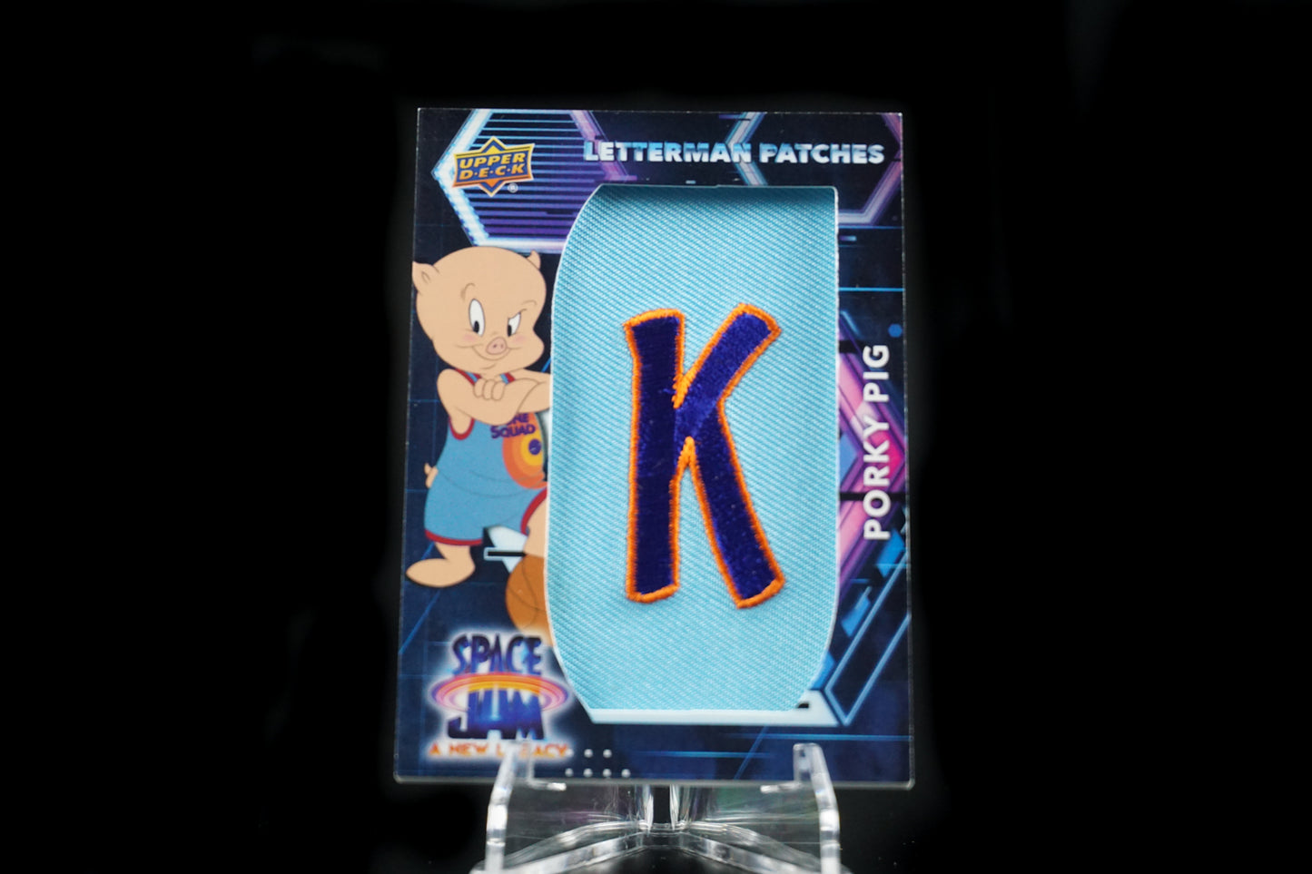 2021 Upper Deck Space Jam #LP-PP Porky Pig Letterman Patch