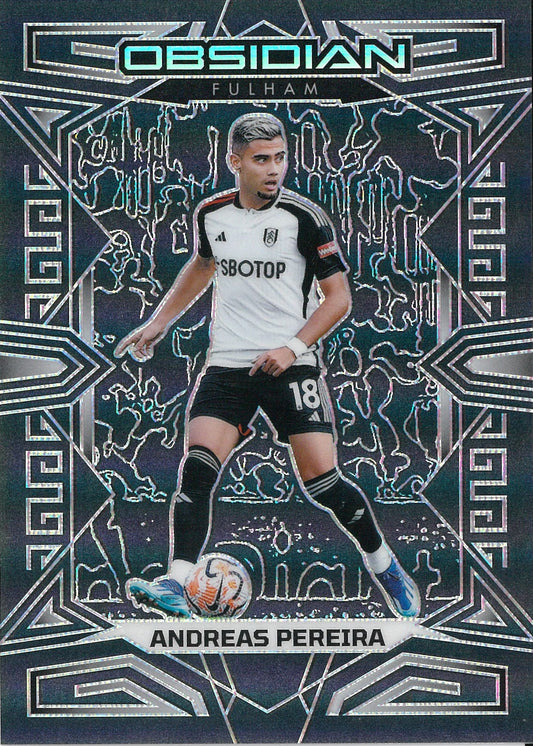 2023/24 Panini Obsidian Premier League #54 Andreas Pereira /120